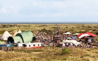 Het festivalterrein als mini-maatschappij