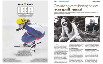 Ontwikkeling en verbinding op een Frans sportinternaat
